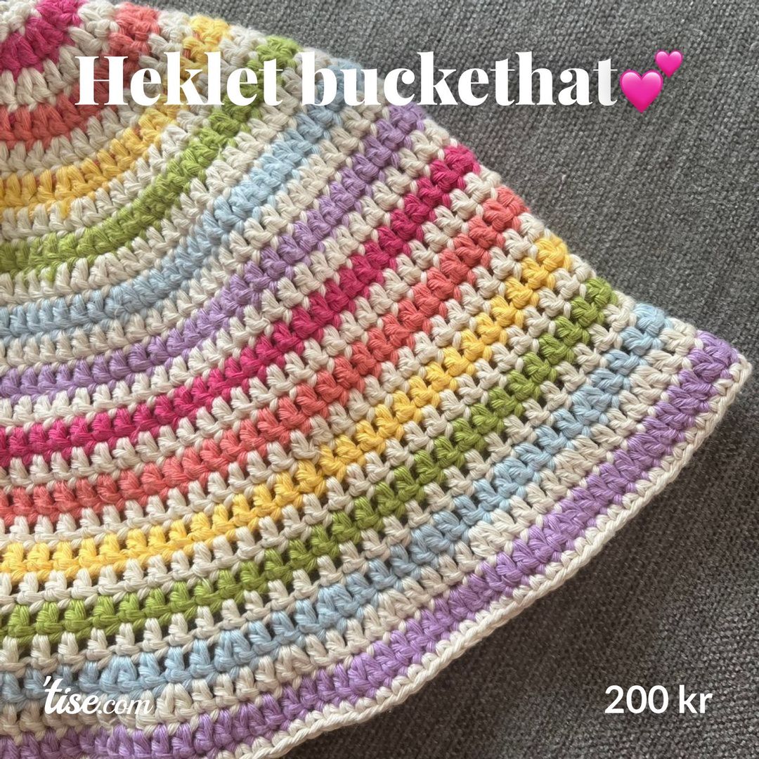 Heklet buckethat💕