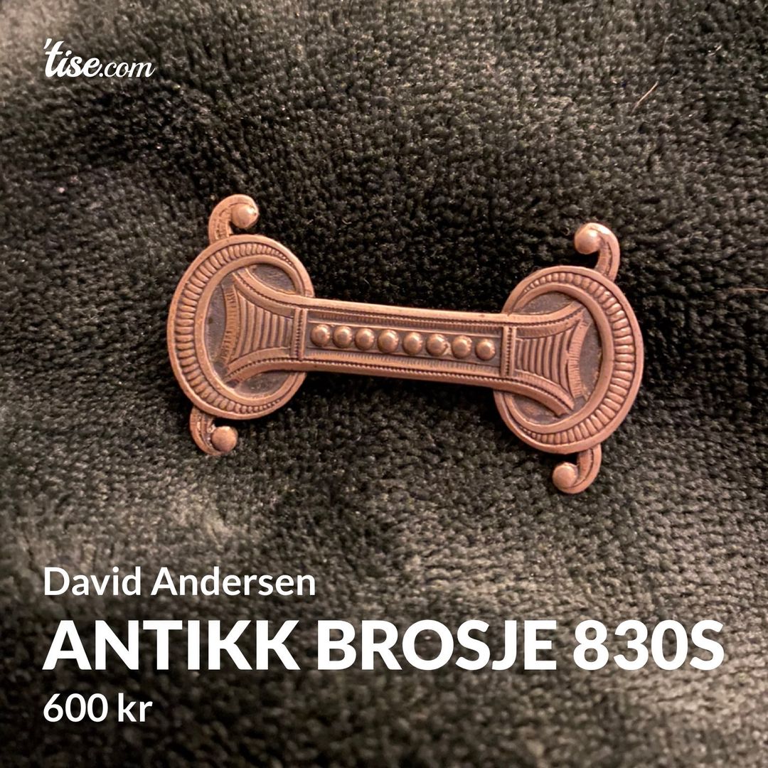 Antikk brosje 830s