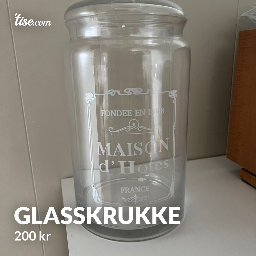 Glasskrukke