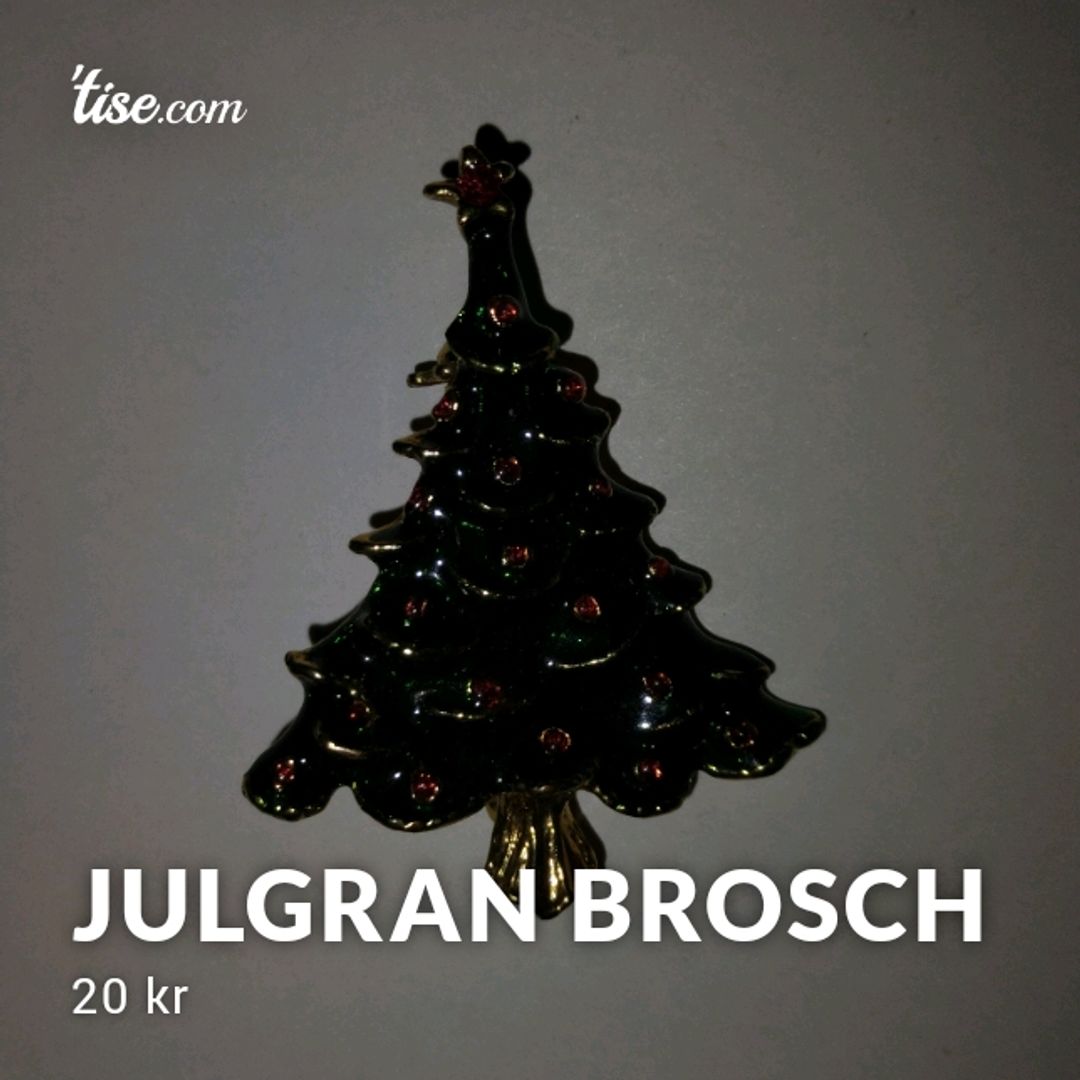 Julgran Brosch