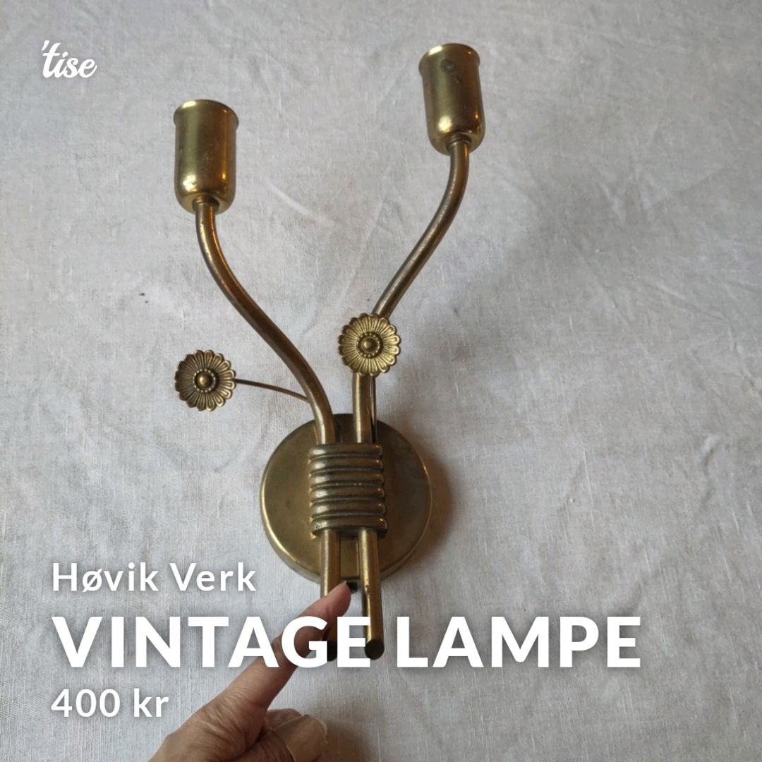 Vintage Lampe