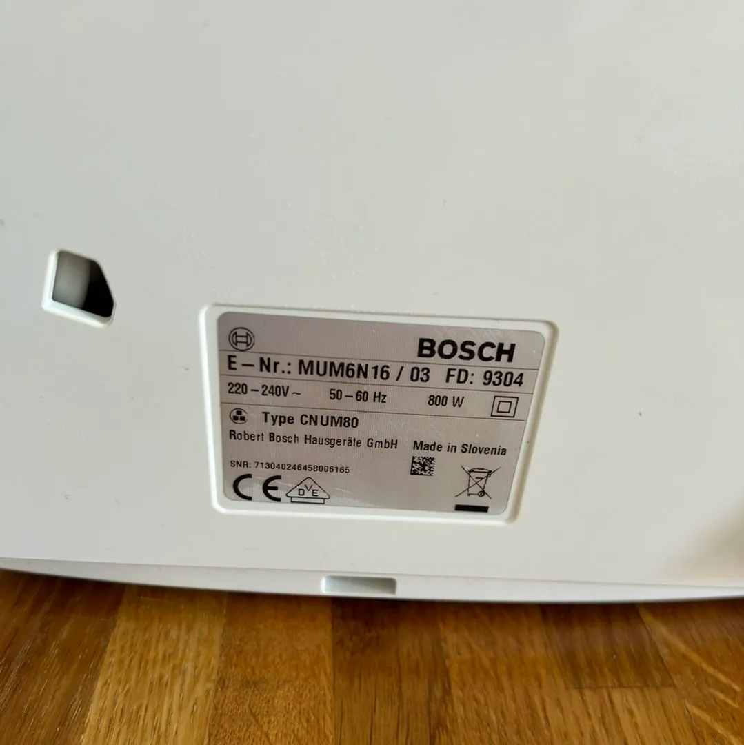 Bosch kjøkkenmaskin