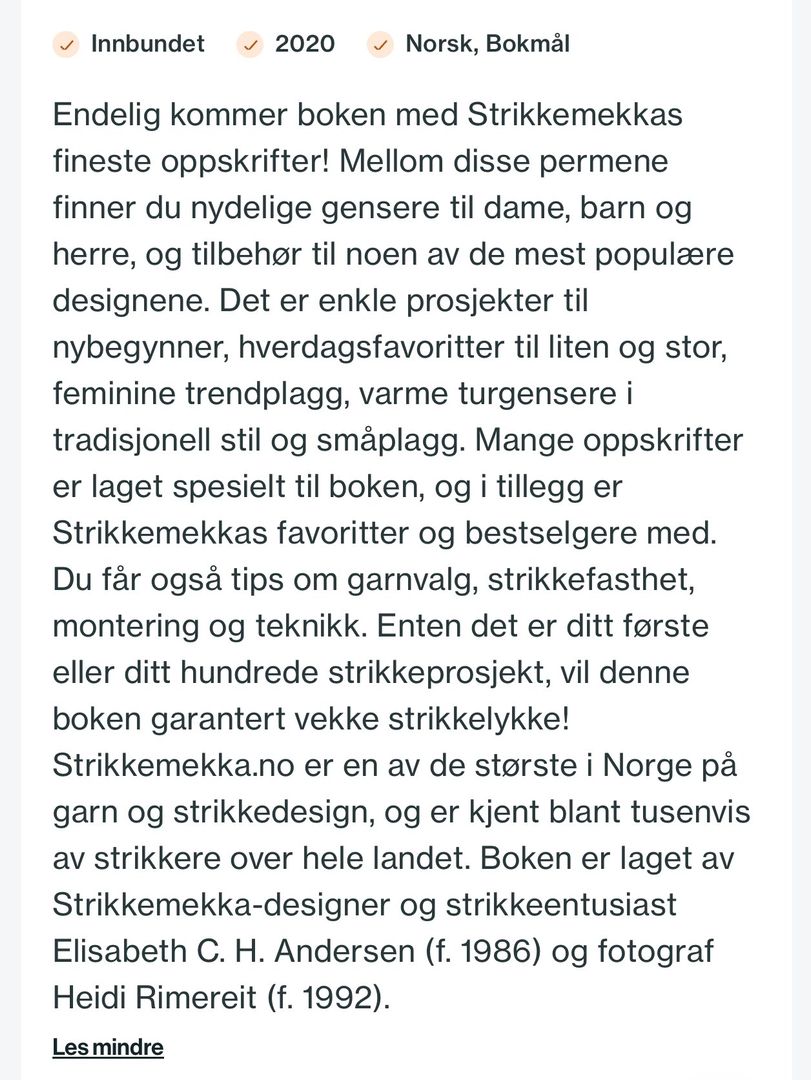 Strikkebok