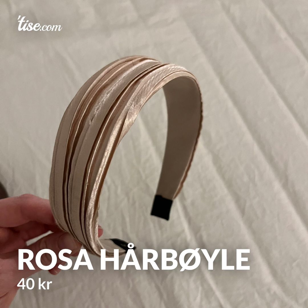 Rosa hårbøyle