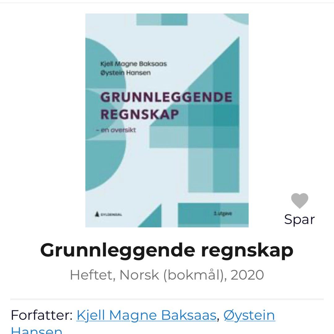 Regnskap