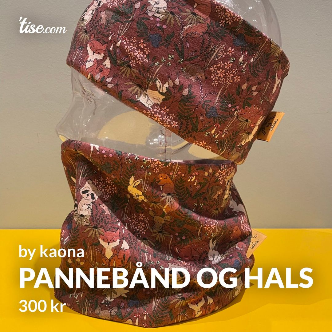 Pannebånd og hals