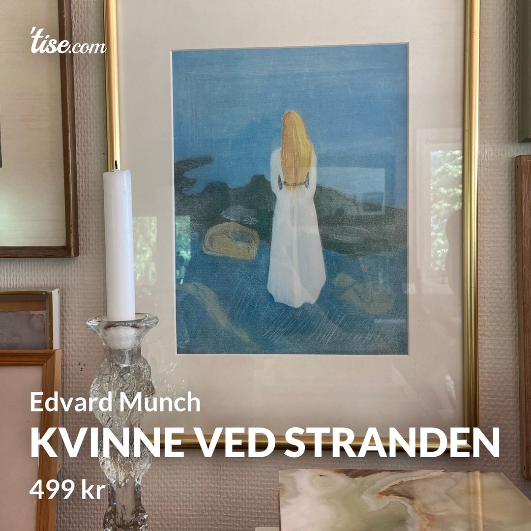 Kvinne ved stranden