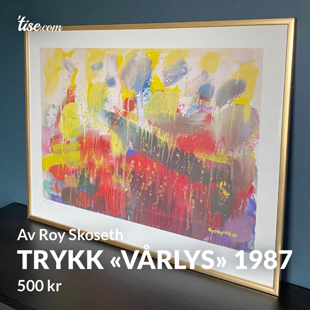 Trykk «Vårlys» 1987