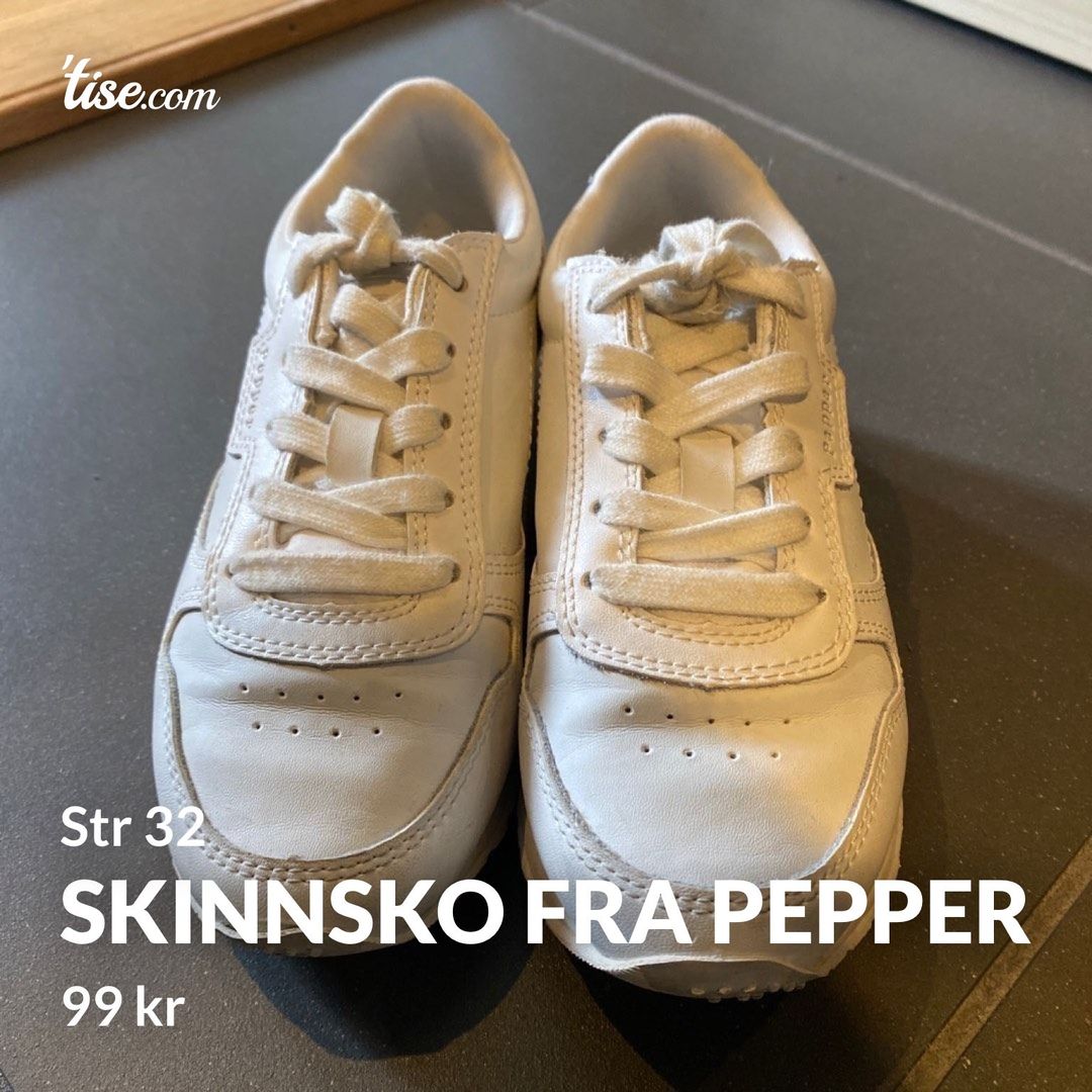 Skinnsko fra Pepper