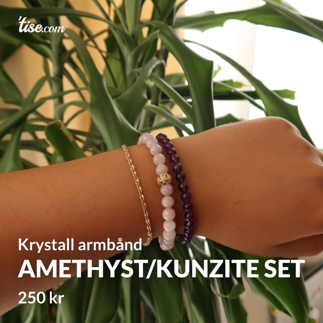 Amethyst/Kunzite set