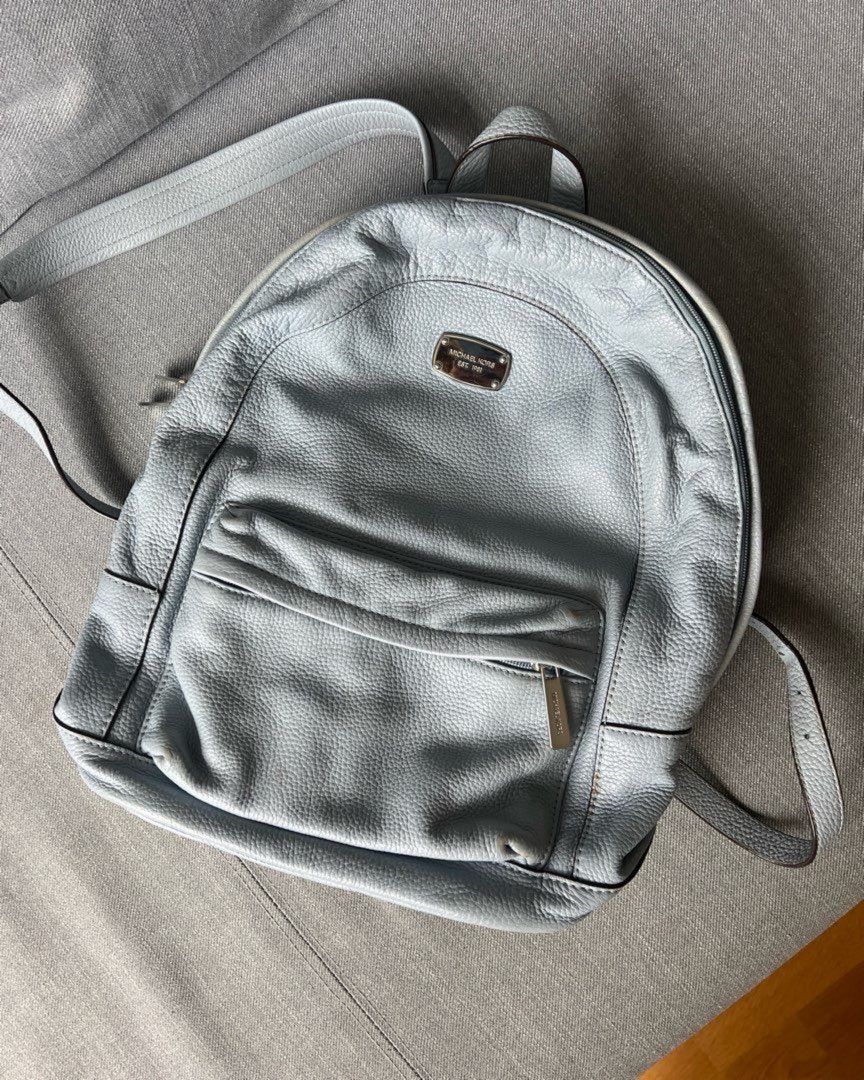 Leather backpack