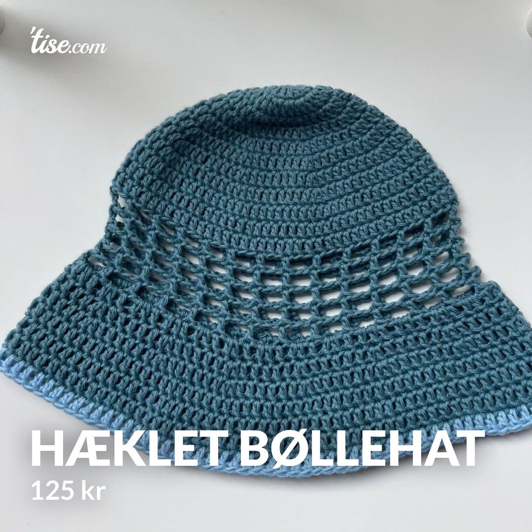 Hæklet bøllehat