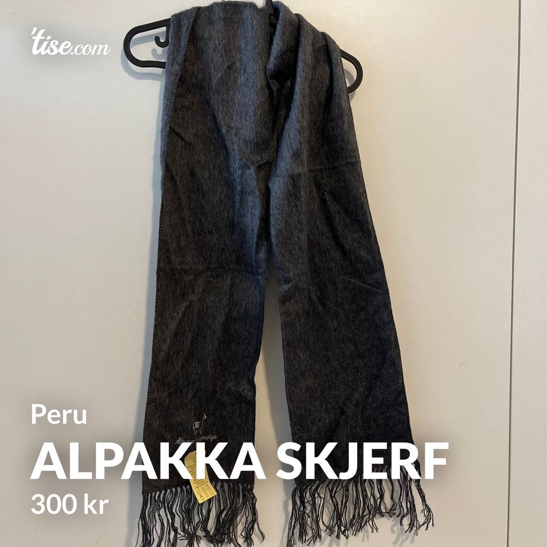 Alpakka skjerf