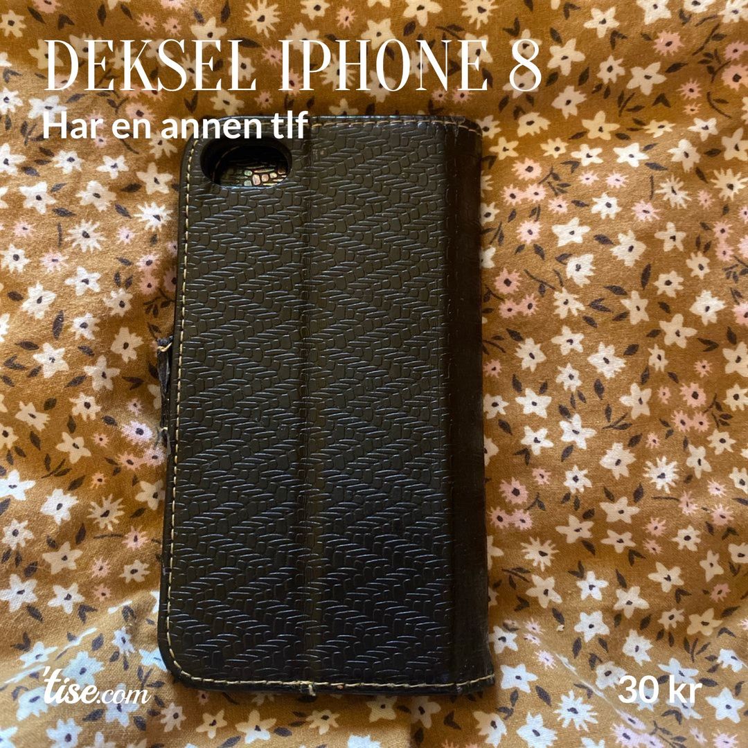 Deksel iPhone 8