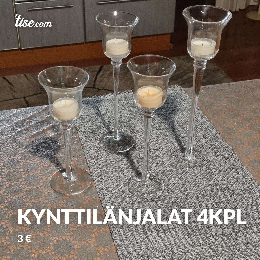 Kynttilänjalat 4kpl