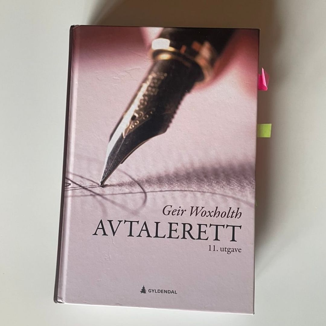 Avtalerett woxholt