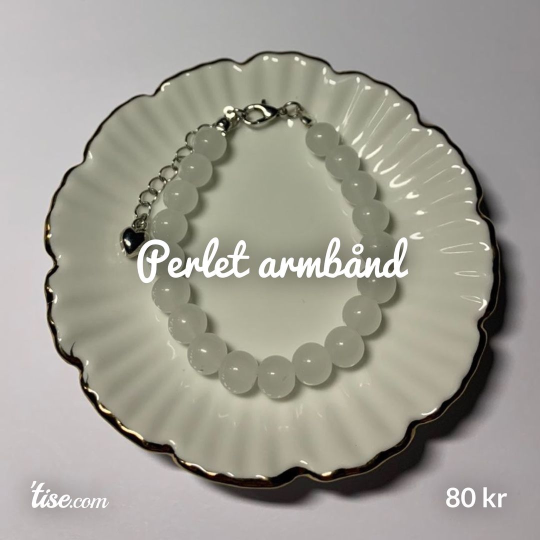 Perlet armbånd