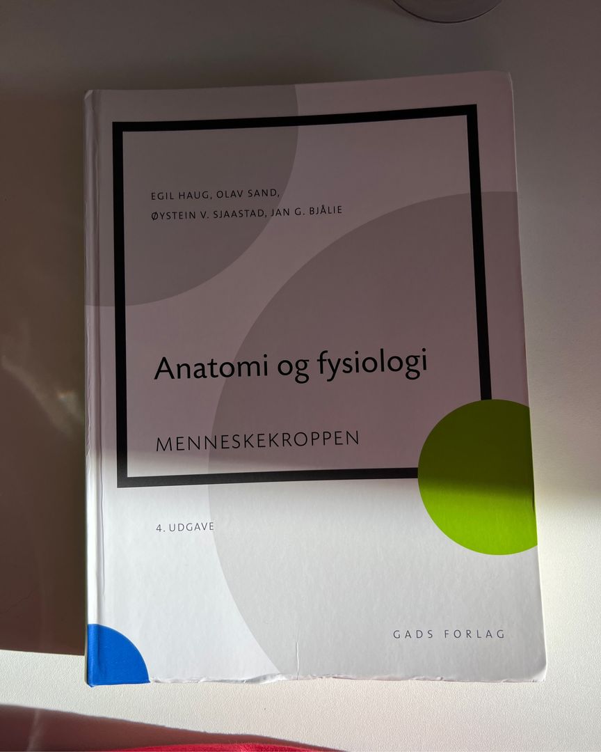 Anatomi og fysiologi