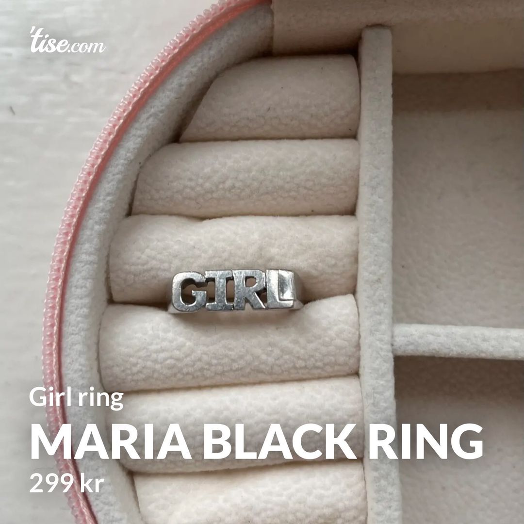 Maria black ring