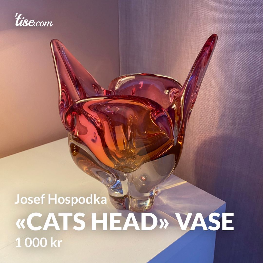 «Cats head» vase