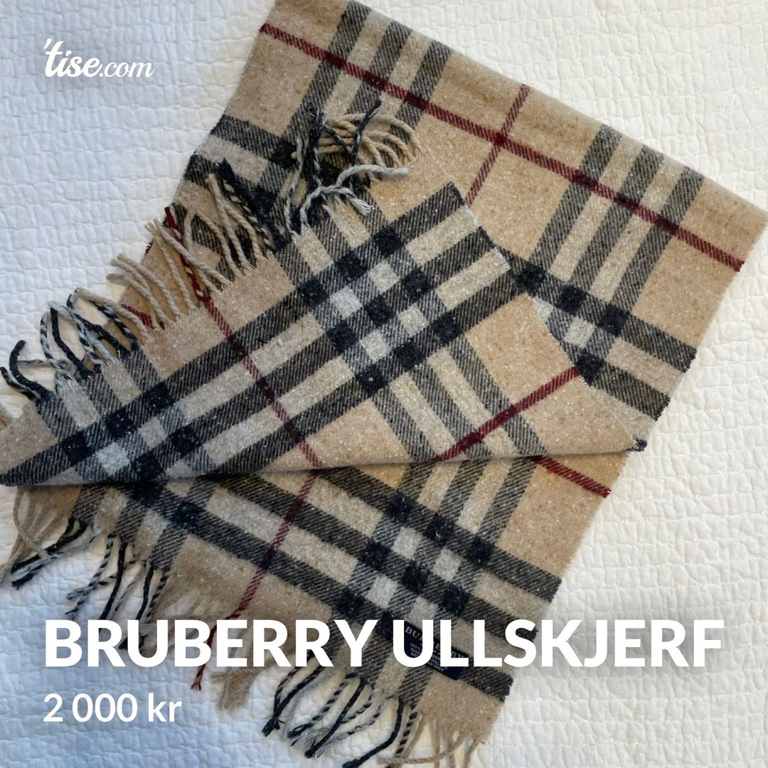 Bruberry ullskjerf