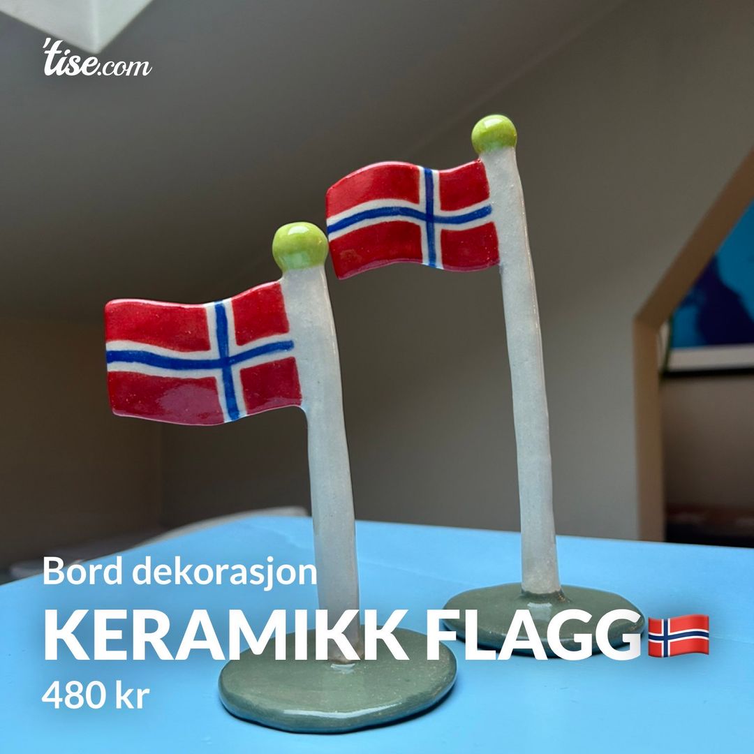 Keramikk flagg🇳🇴