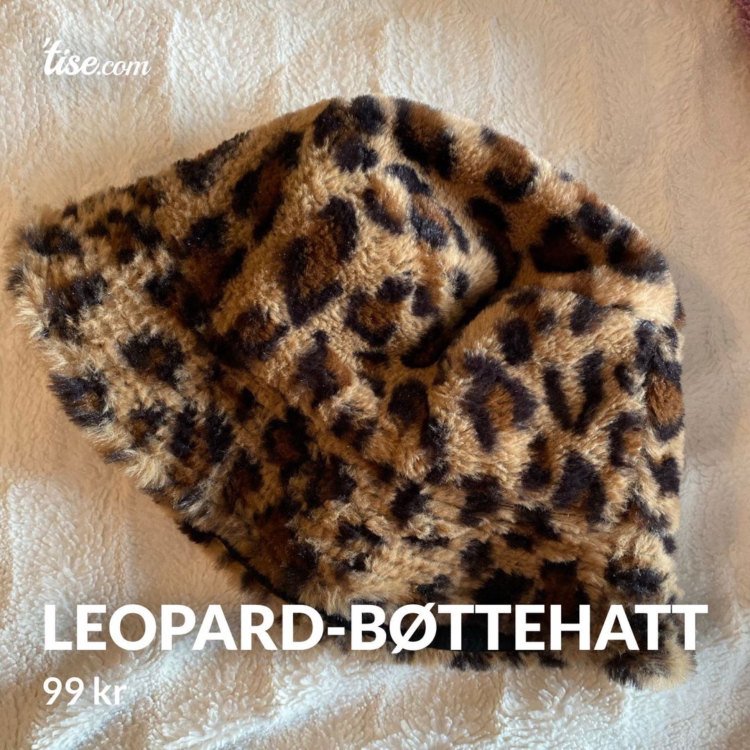 Leopard-bøttehatt