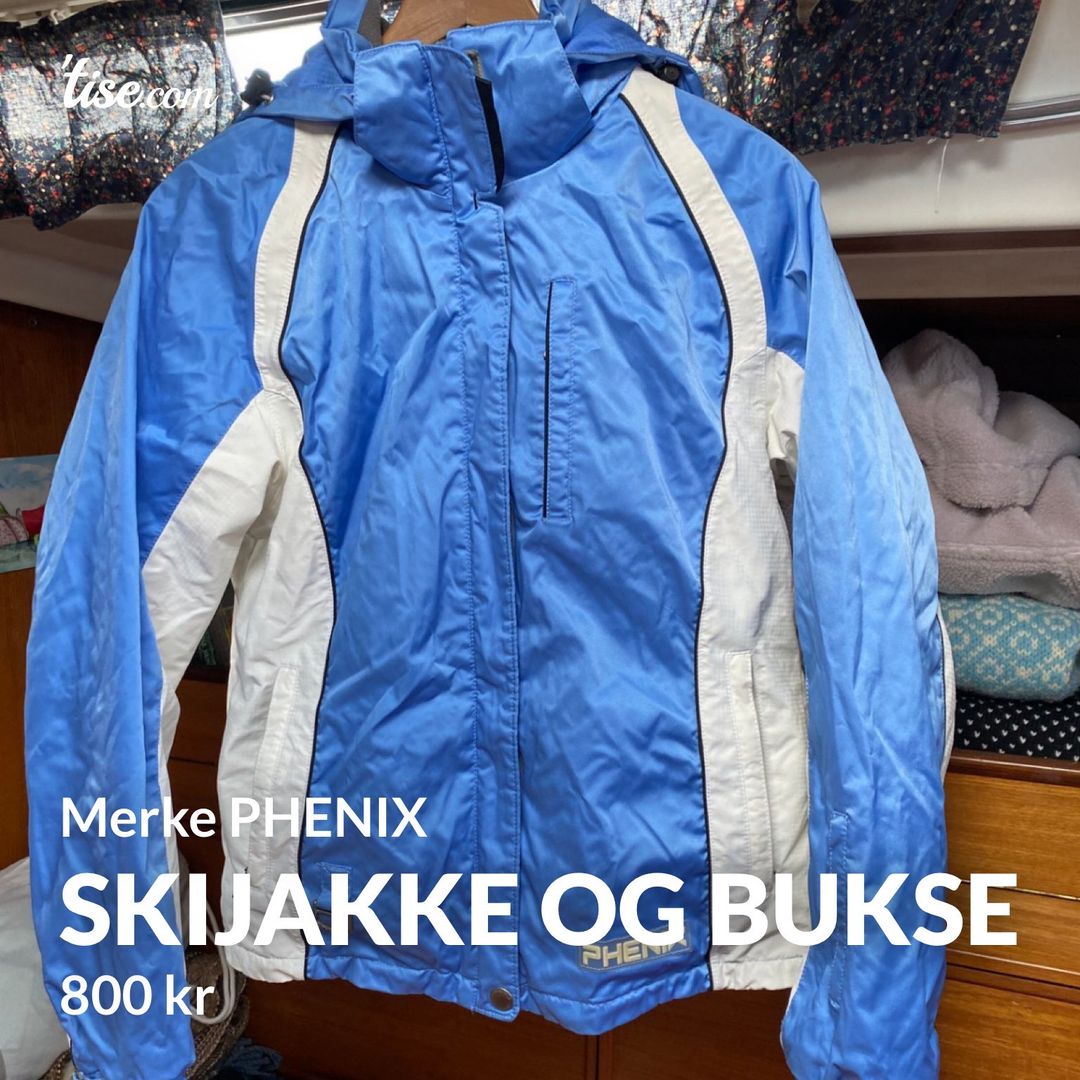 Skijakke og bukse