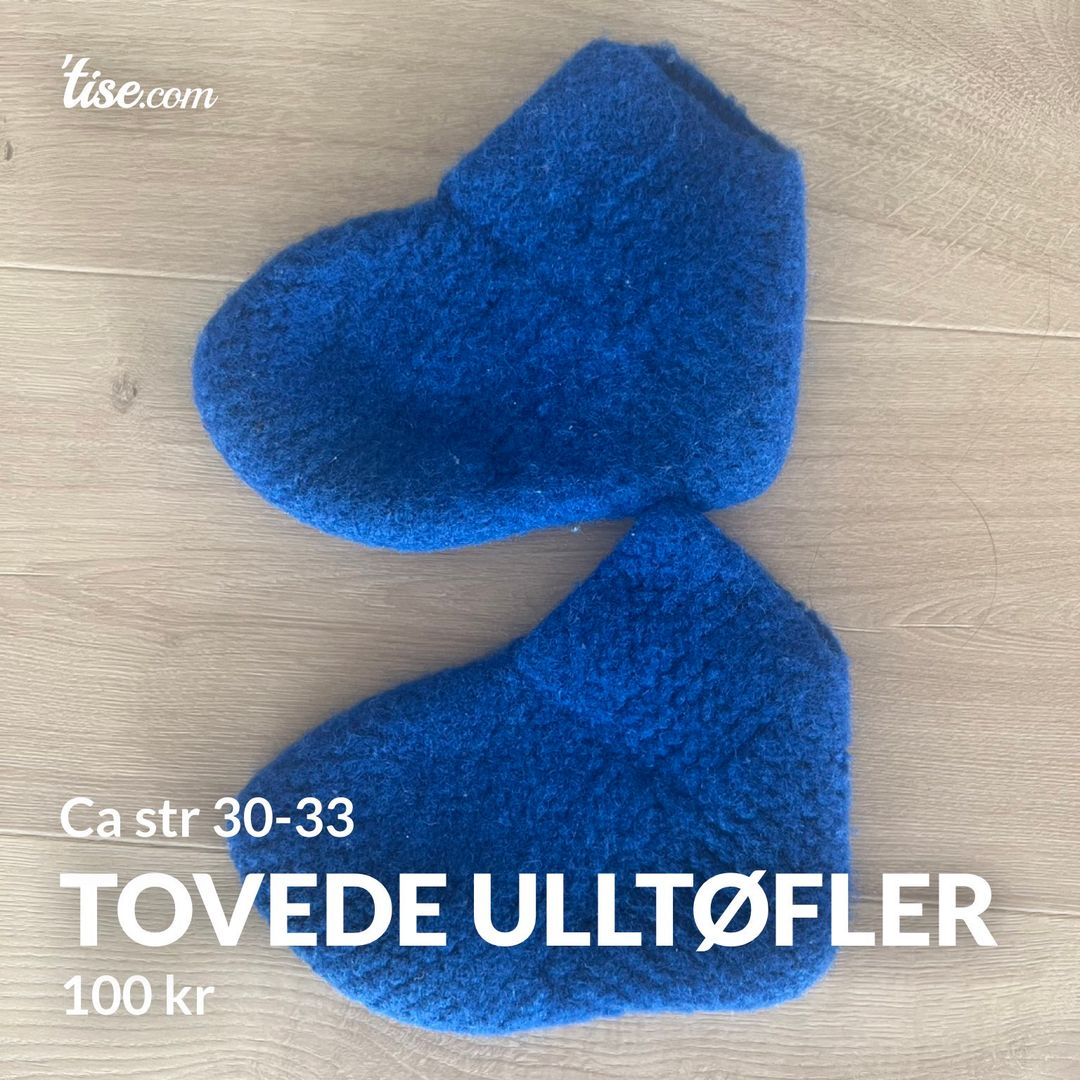 Tovede ulltøfler