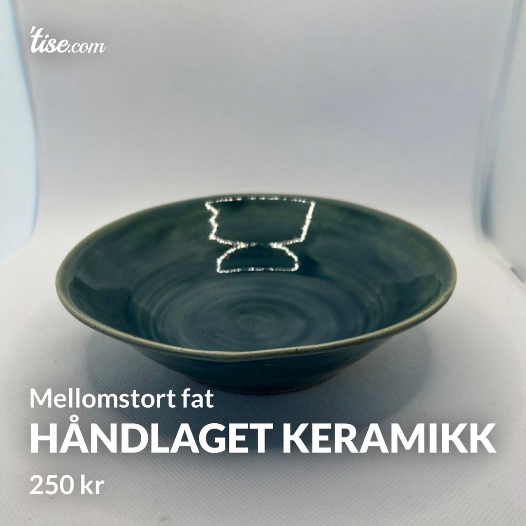 Håndlaget keramikk