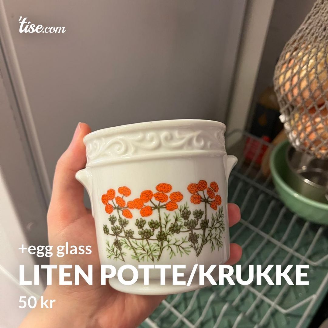 liten potte/krukke