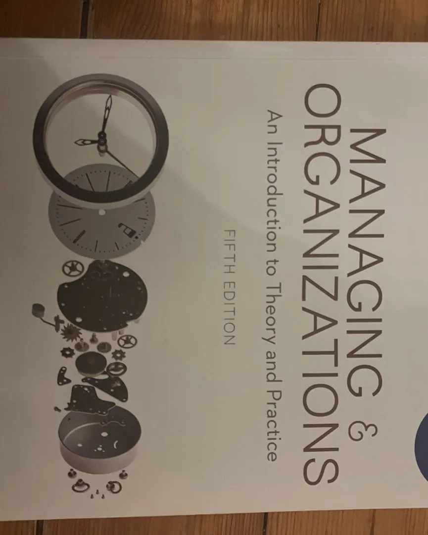 Managing organizatio