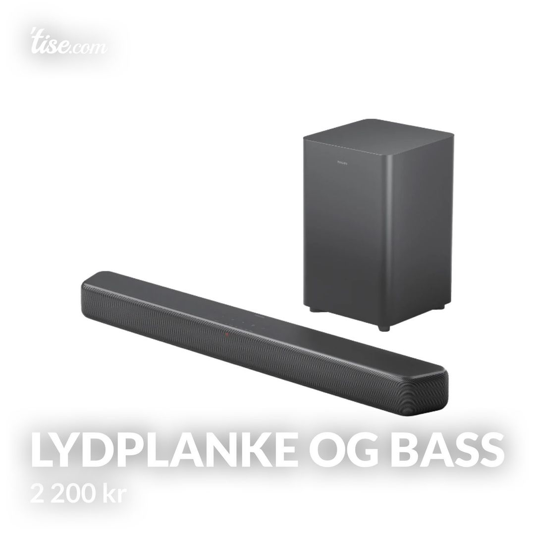 Lydplanke og bass