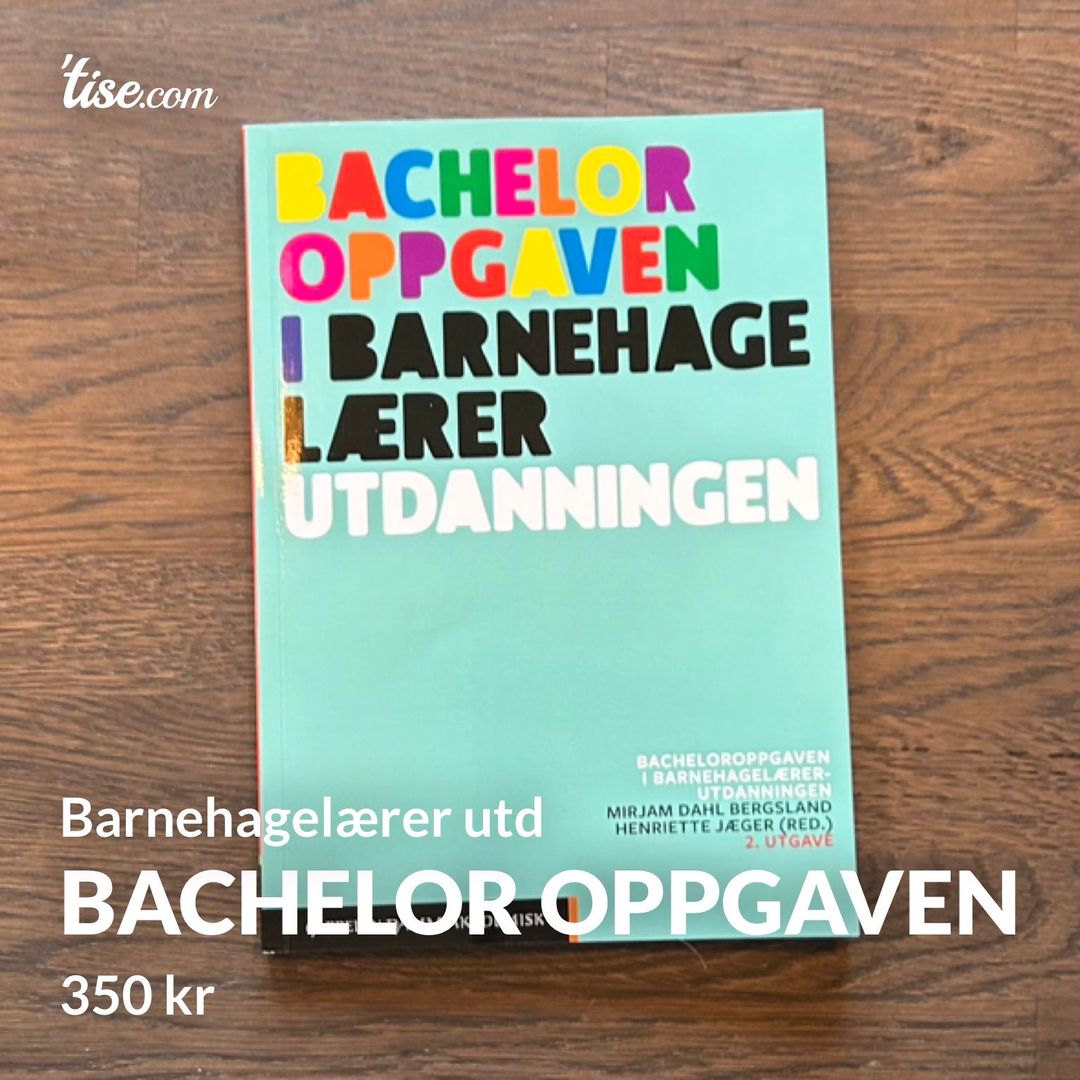 Bachelor oppgaven