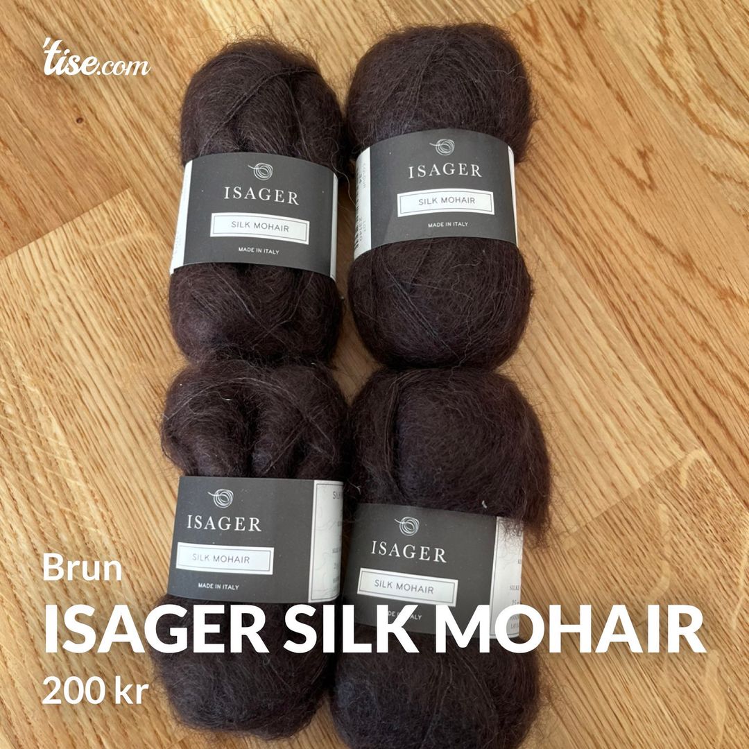 Isager silk mohair