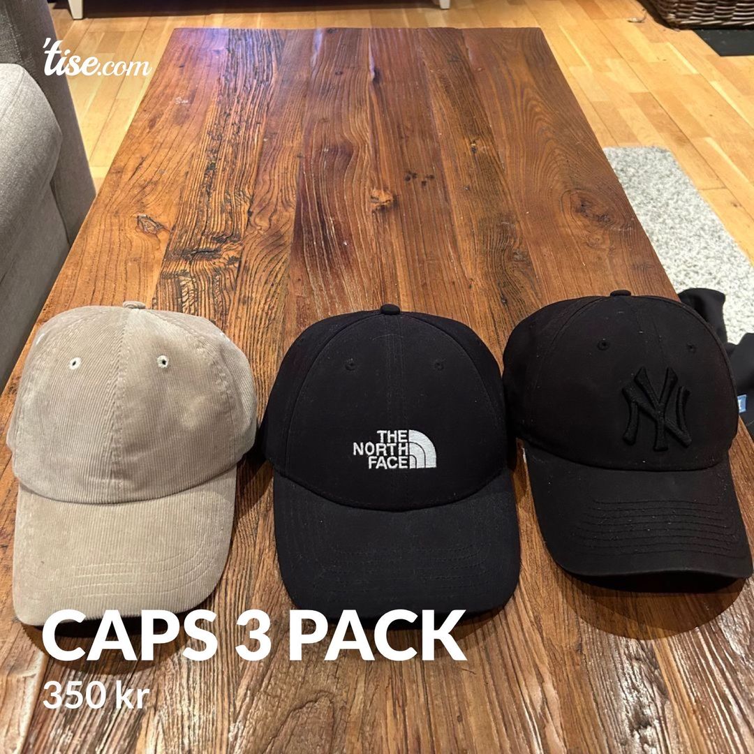 Caps 3 pack