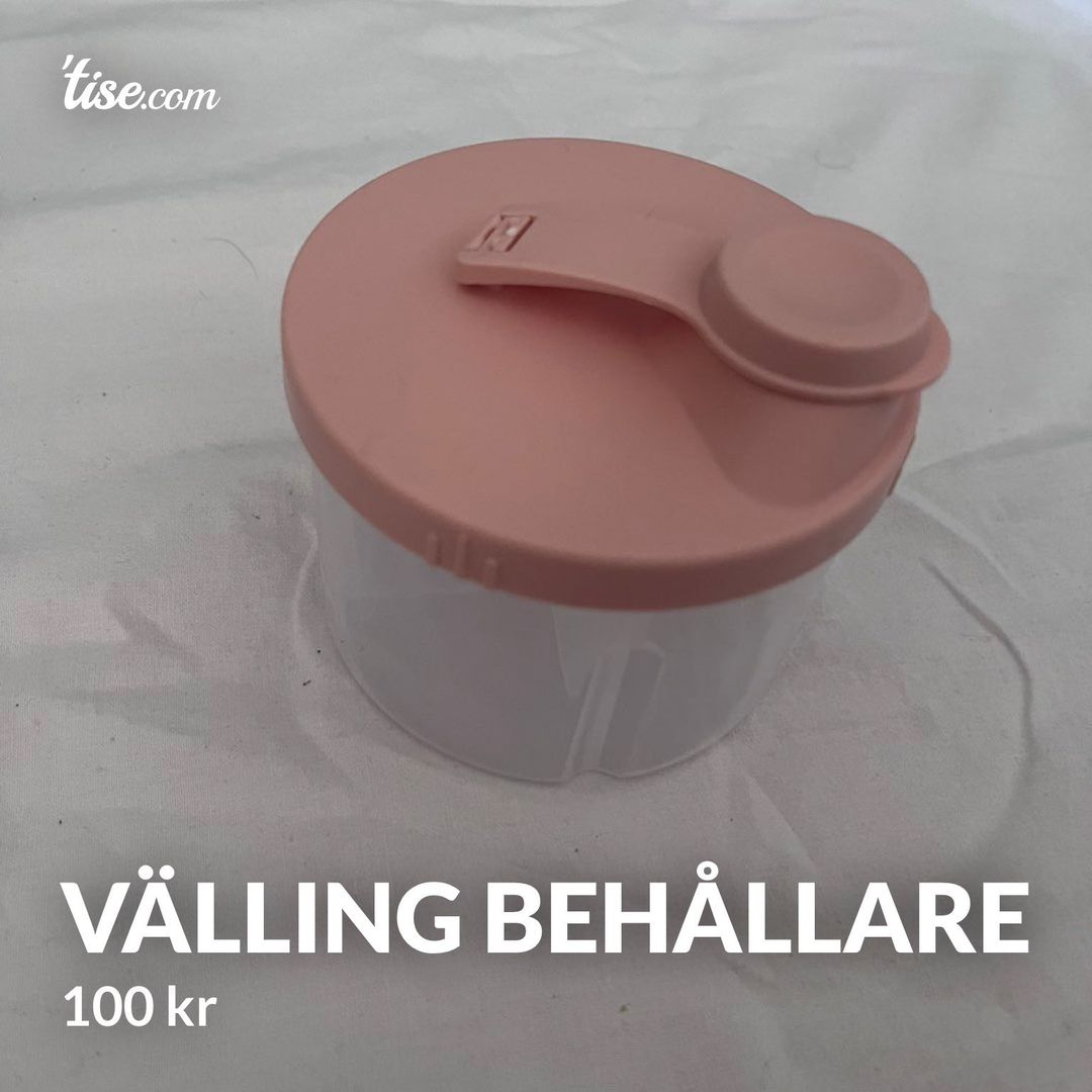 Välling behållare