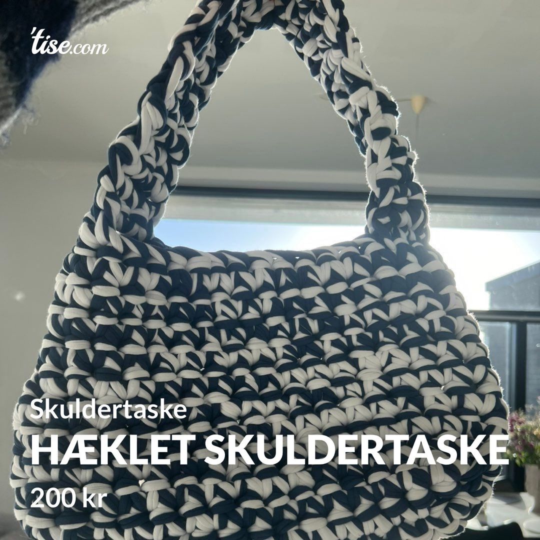 Hæklet skuldertaske