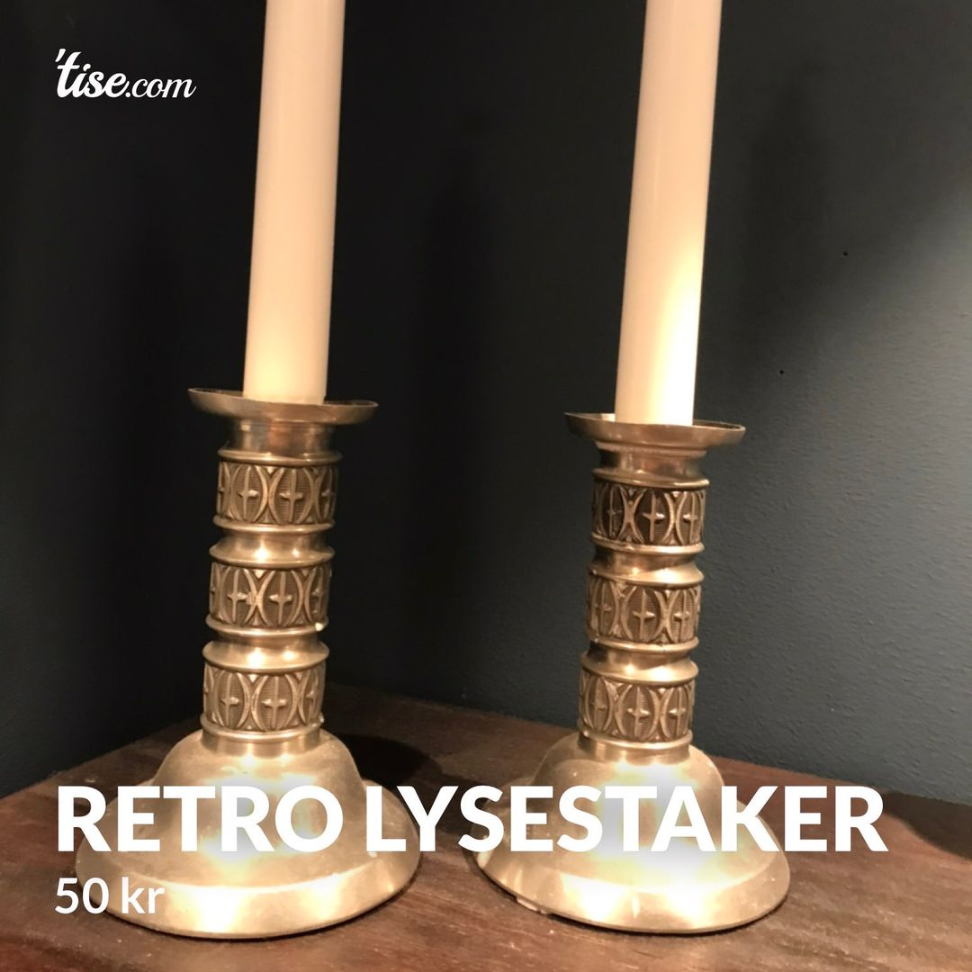 Retro lysestaker