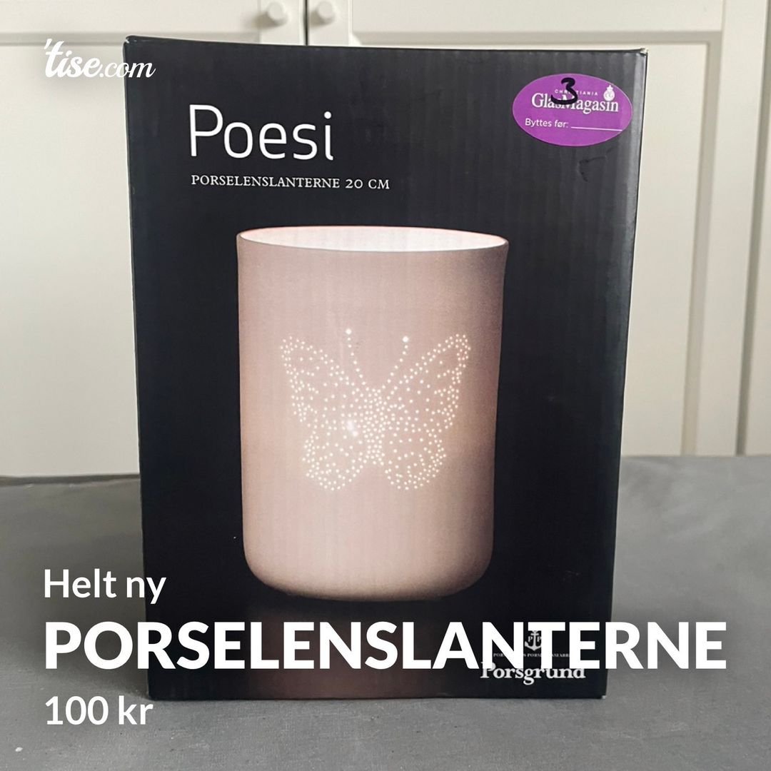 Porselenslanterne