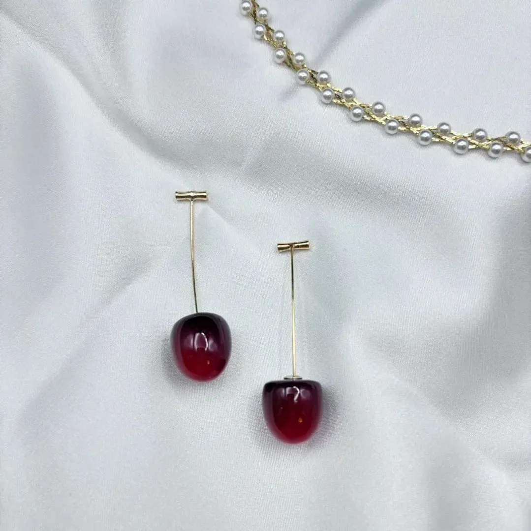 Cherry earrings