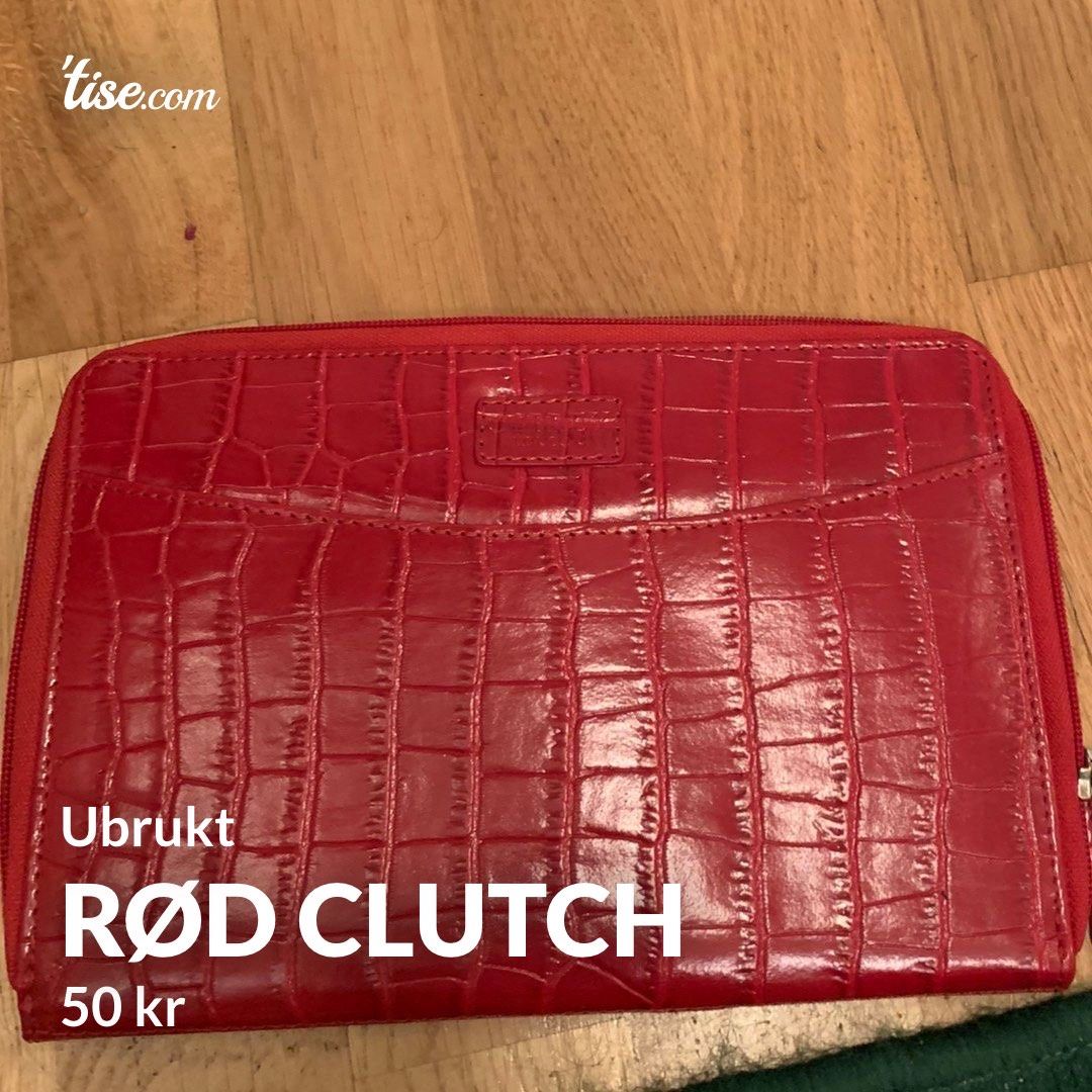 Rød clutch