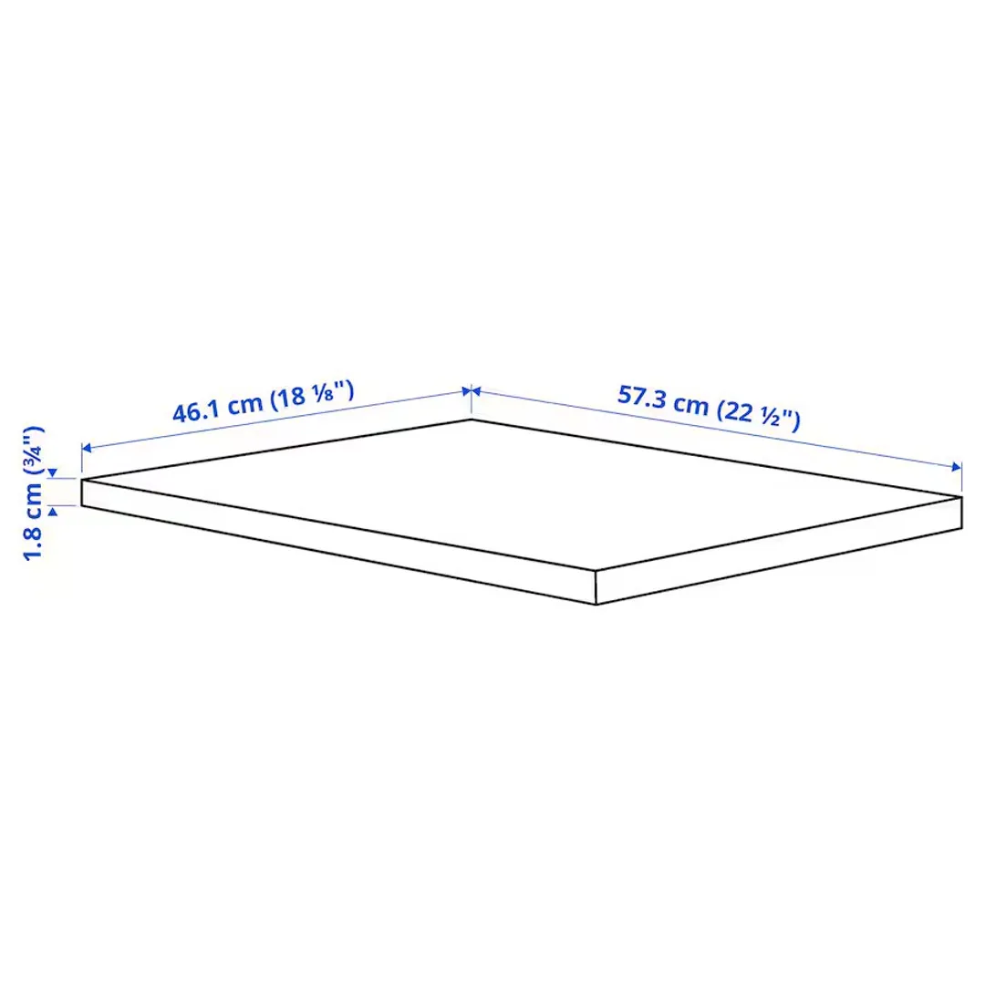 Hylleplate fra Ikea