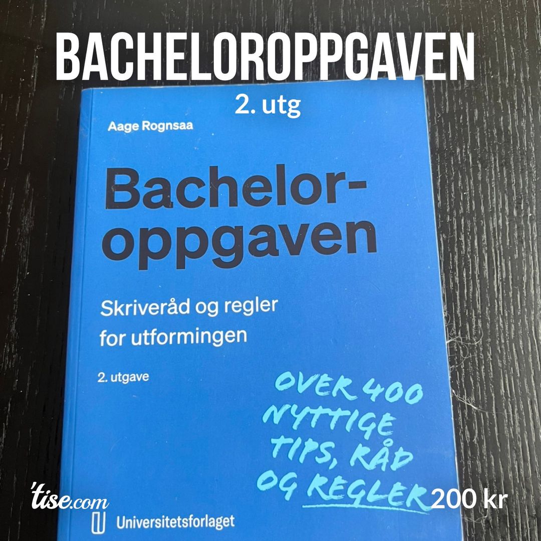 Bacheloroppgaven