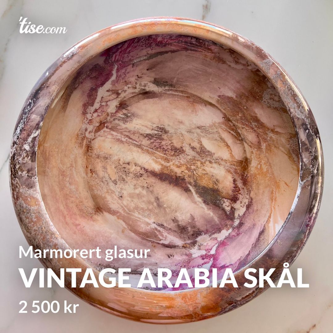 Vintage Arabia skål