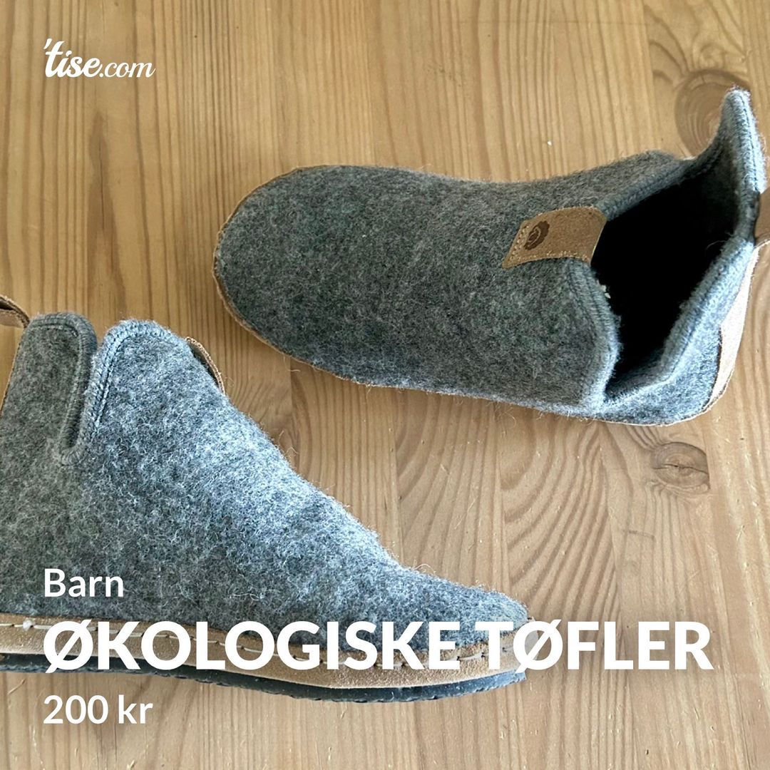 Økologiske tøfler