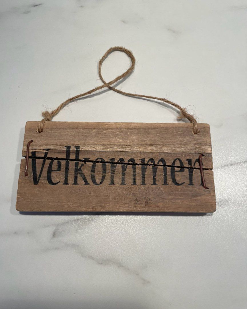 Velkommenskilt