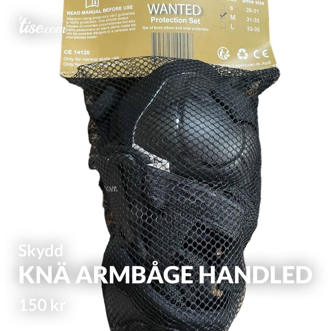 Knä armbåge handled