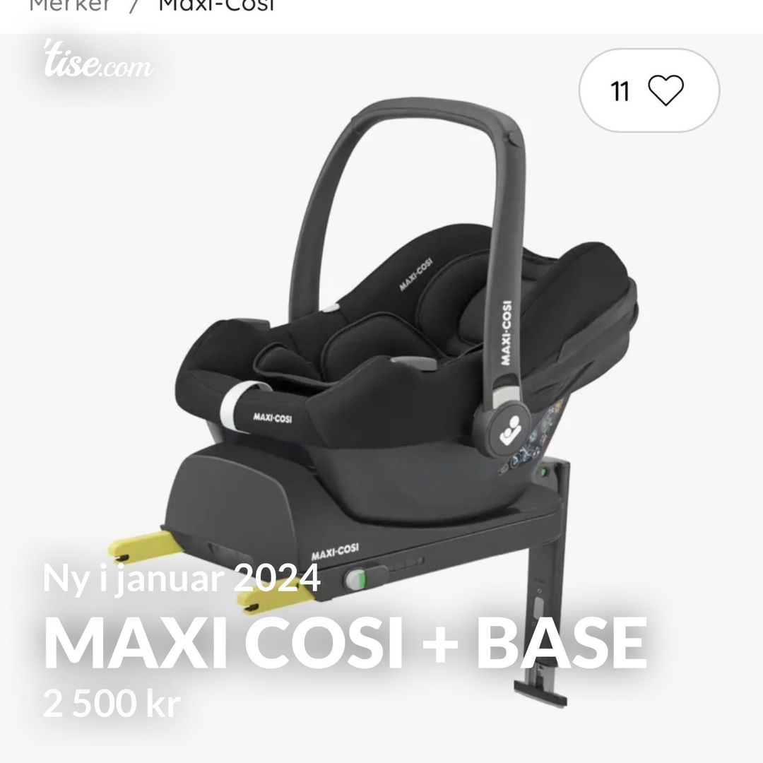 Maxi Cosi + base