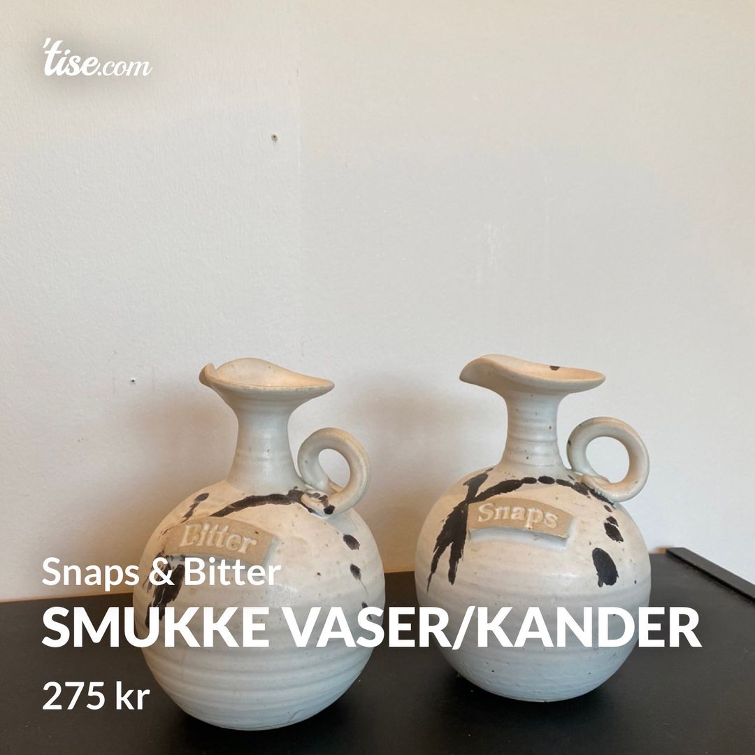 Smukke vaser/kander